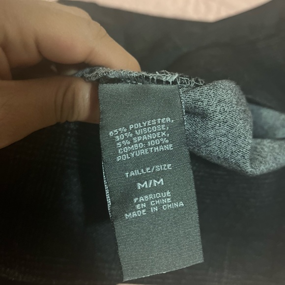 Pull-on glen pattern pants - Picture 3 of 5